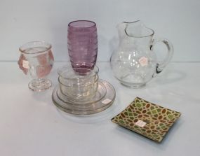 Ten Pieces of Various Glass