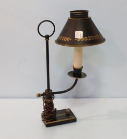 Painted Toile Lamp
