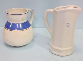 Two Ceramic Pitchers