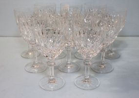 Set of Twelve Signed Gorham Water Glasses