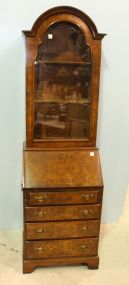 Hickory Chair Company Burl Walnut Secretary 