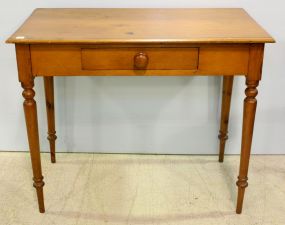 Early American Pine One Drawer Stand