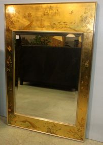 La Barge Oriental Beveled Glass Mirror