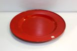 Enamel Red Tray