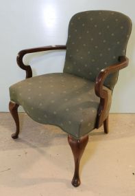 Queen Anne Style Arm Chair