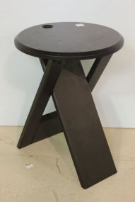 Small Painted Black Table 