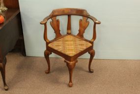 Queen Anne Style Corner Chair
