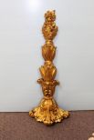 Plaster/Gold Leaf Sconce