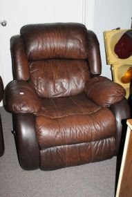 Faux Leather Recliner