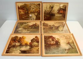 Set of Six Landscape Prints