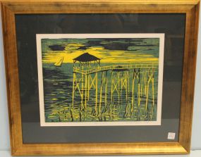 Woodblock Print by Mildred Wolfe