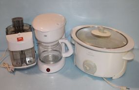 Coffee Maker, Crock Pot & Minoya Grater