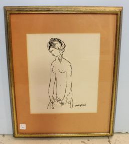 Etch of Lady