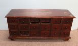 Mahogany Eighteen Drawer Spice Cabinet