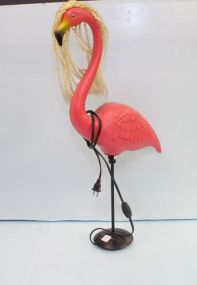 Plastic Flamingo Lamp