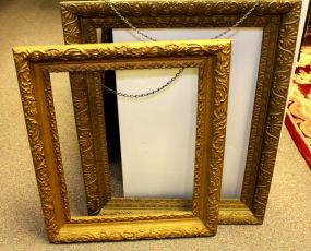 Two Gold Carved Frames