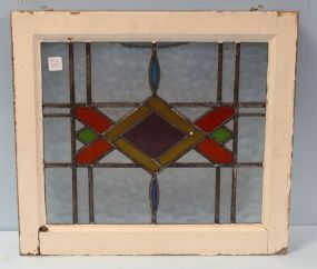 Multicolored Stained Glass Window 