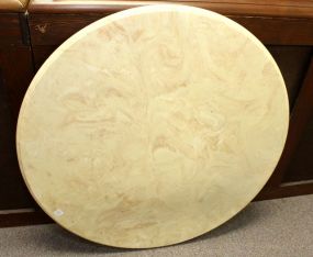 Round Piece of Synthetic Marble