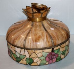 Large Stained Glass Hanging Fixture