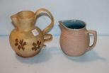 Two Pottery Pitchers