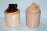 Two Antique Crock Jugs