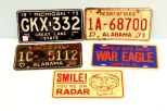 Six License Plates