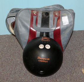 Brunswick Cad0025 Bowling Ball in Bag
