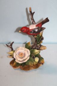 Scarlet Tanager Limited Edition Figurine by Andrea