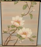 Large Painting of Japanese Magnolia