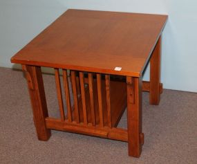 Oak Lamp Table 