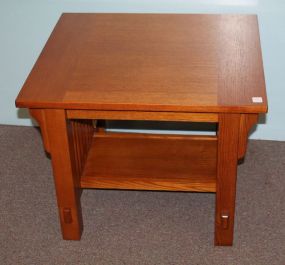 Oak Lamp Table