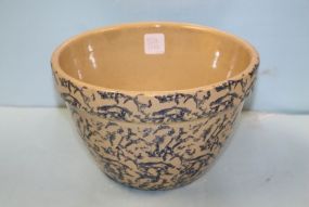 Roseville Spongeware Pottery Bowl