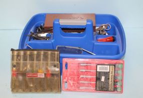 Blue Caddy Box with Tools