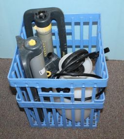 Plastic Crate with Melner Aqua Timeraid Sure Sprayer