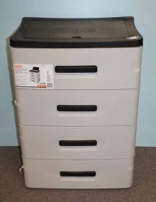 Four Drawer Plastic Cabinet