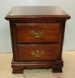 Two Drawer End Table