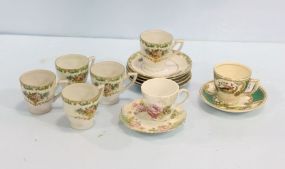 Seven Demi Cups & Seven Saucers