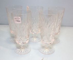 Set of Five Stem Glasses