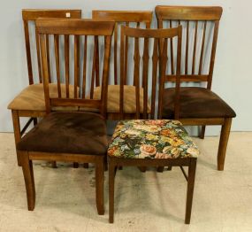 Five Dining Room Chairs 