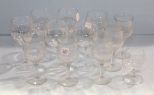 Twelve Various Glasses 