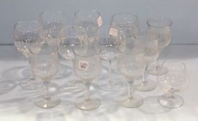 Twelve Various Glasses 