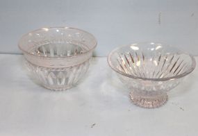 Two Clear Bowls