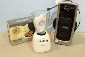 Osterizer Blender, Waffle Maker & Farberware Crock