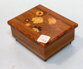 Inlaid Swiss Music Box