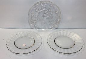 Three Glass Trays