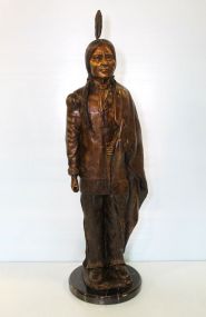 Sitting Bull Indian Bronze 