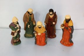 Five Ceramic Religious Figurines 