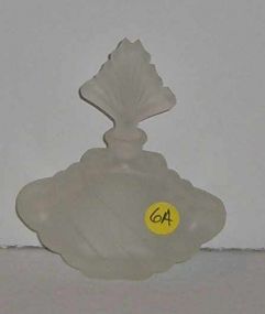 Frosted Fan Shaped Perfume Bottle