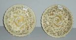 Pair of Small Round Ivory Colored Bowls