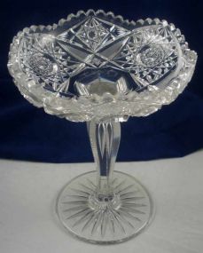 Cut Glass Compote